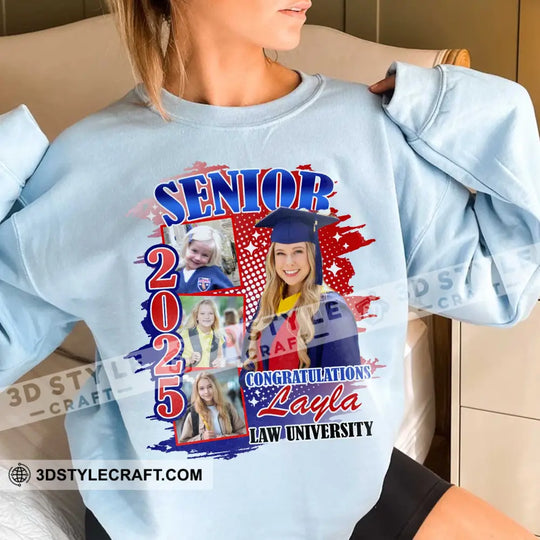 Congrats Graduation - Personalized T-Shirt style option 4