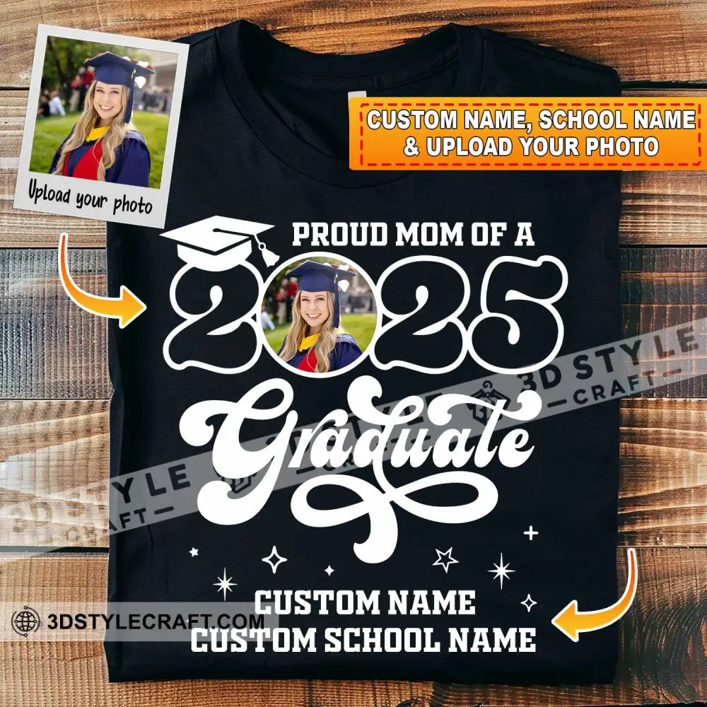 Congrats Graduation Shirt - Personalized T-Shirt Classic Tee/Unisex Tee / Black / S Apparel