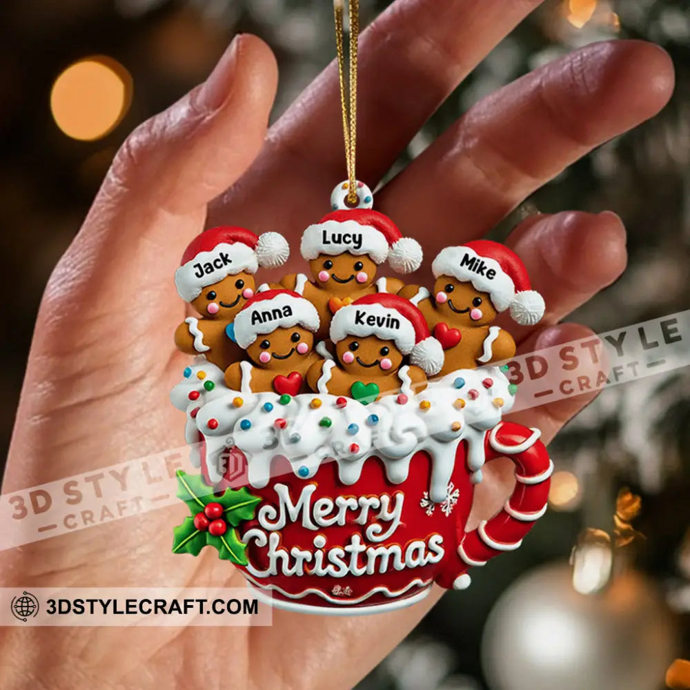 Cookies Family Home Decor Christmas Ornament Personalized
