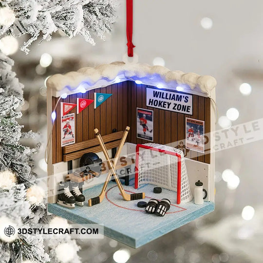 Cricket Player Corner, Home Decor, Christmas Ornament, Personalized Ornament style option 4