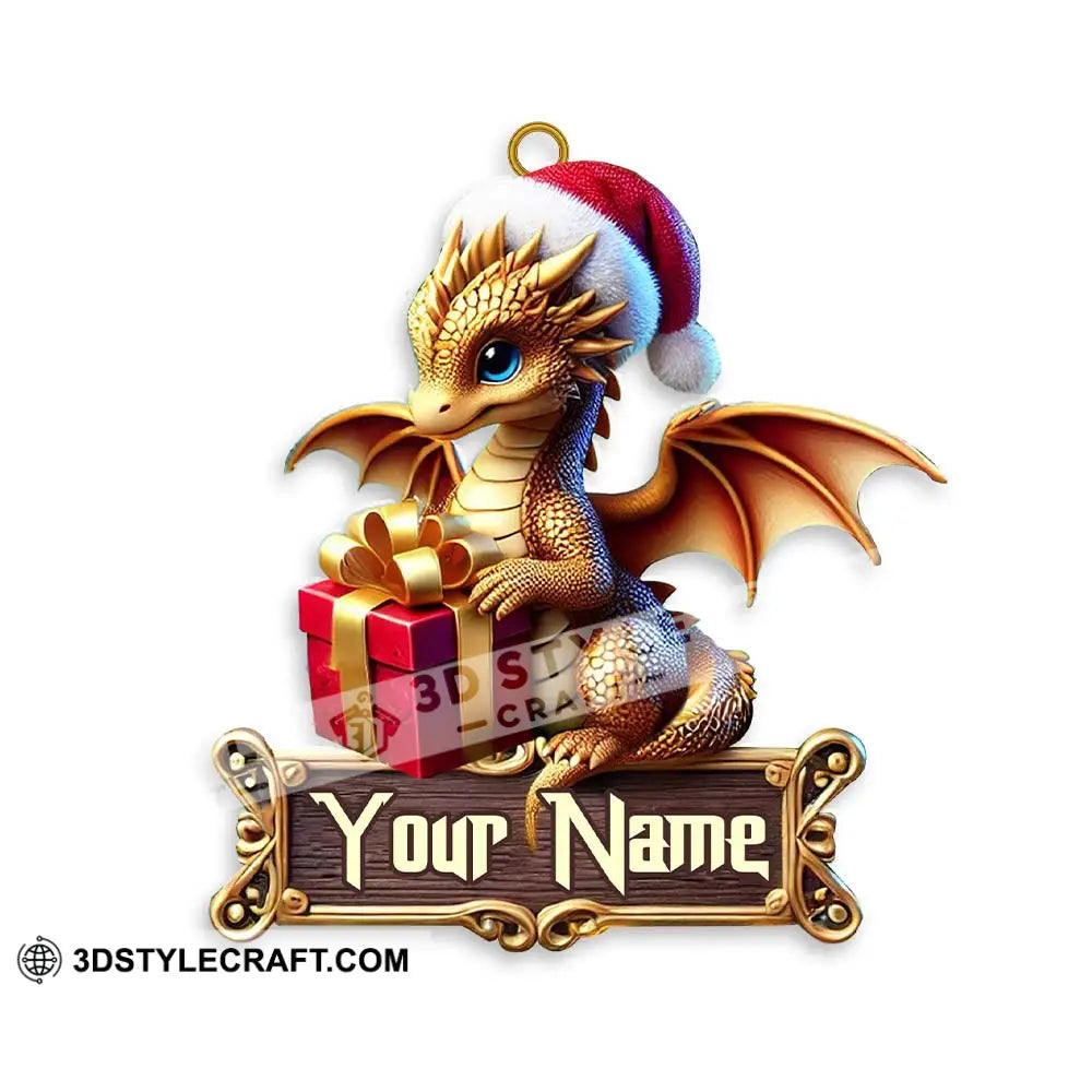 Custom Little Dragon Ornament Personalized