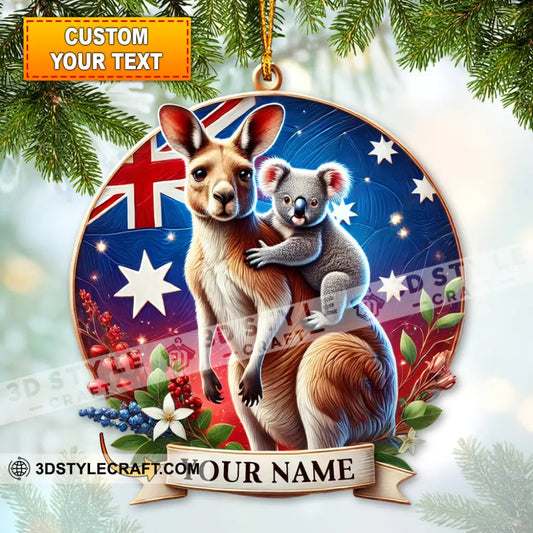 Custom Name Australia Ornament 1 Pack