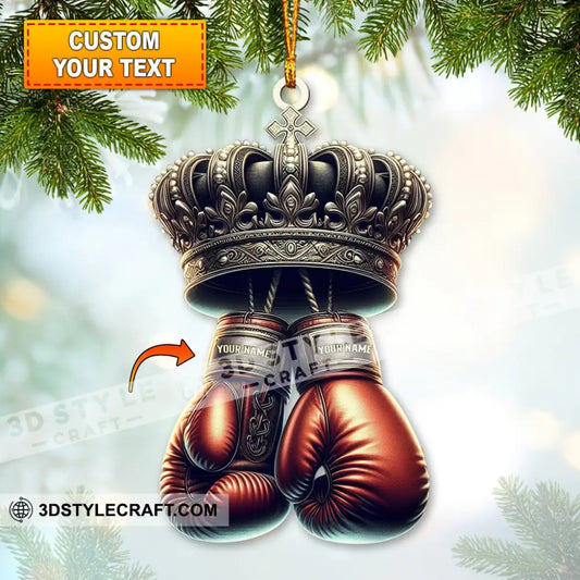 Custom Name Ornament Boxing Player 1 Pack