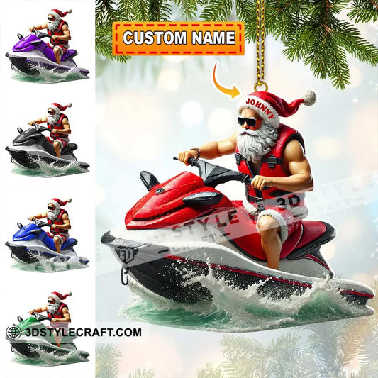Custom Name Santa Jeski Ornament Christmas Gift