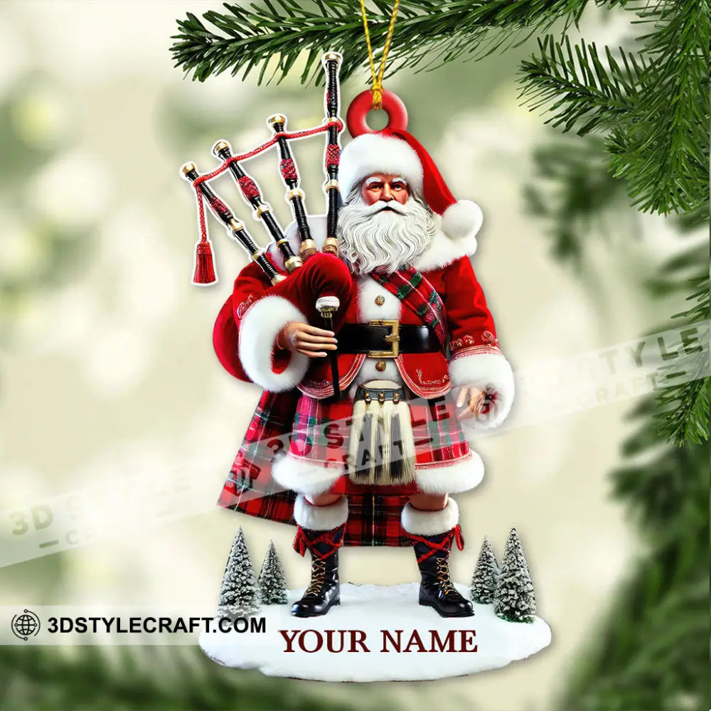 Custom Name Scotland Ornament Christmas Gift For Lover 3.54’’ / 1