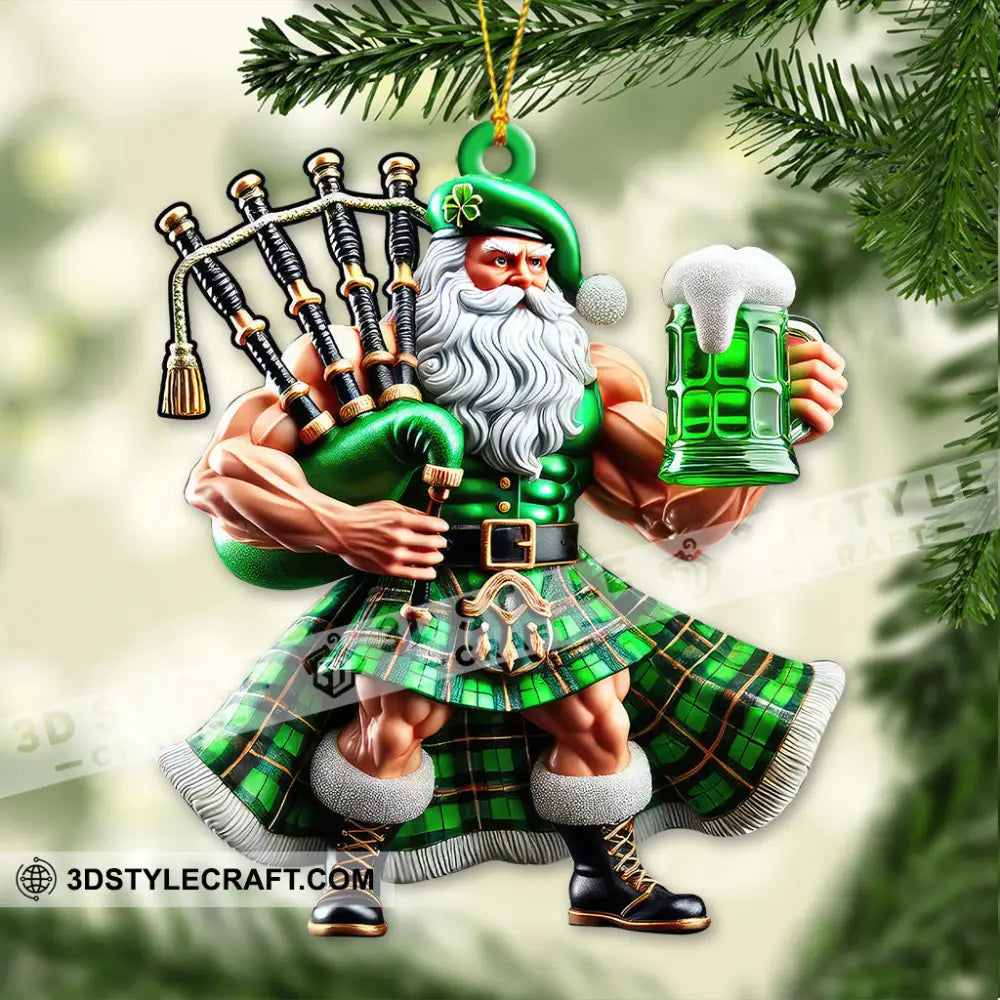 Custom Name Scotland Ornament Christmas Gift For Lover 3.54’’ / 1