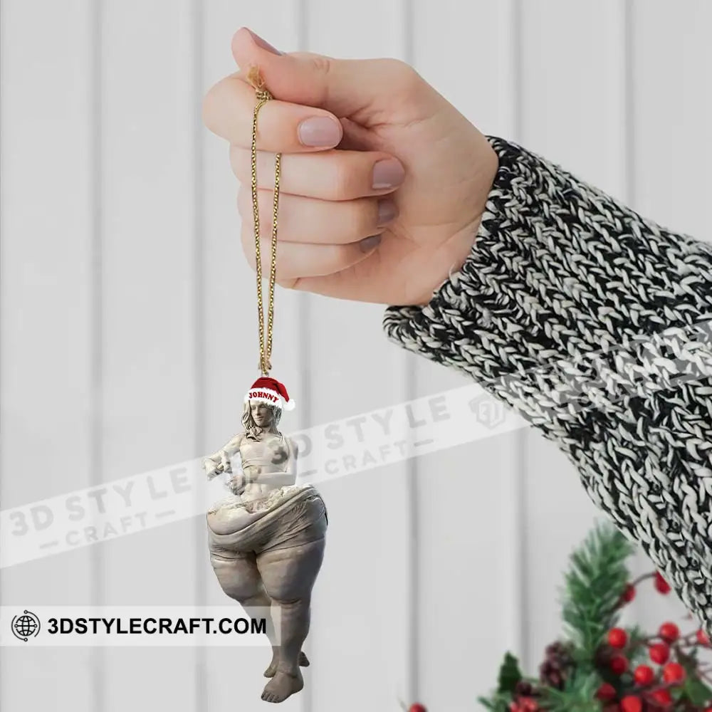 Custom Name Sculpture Artist Ornament Christmas Gift Decor