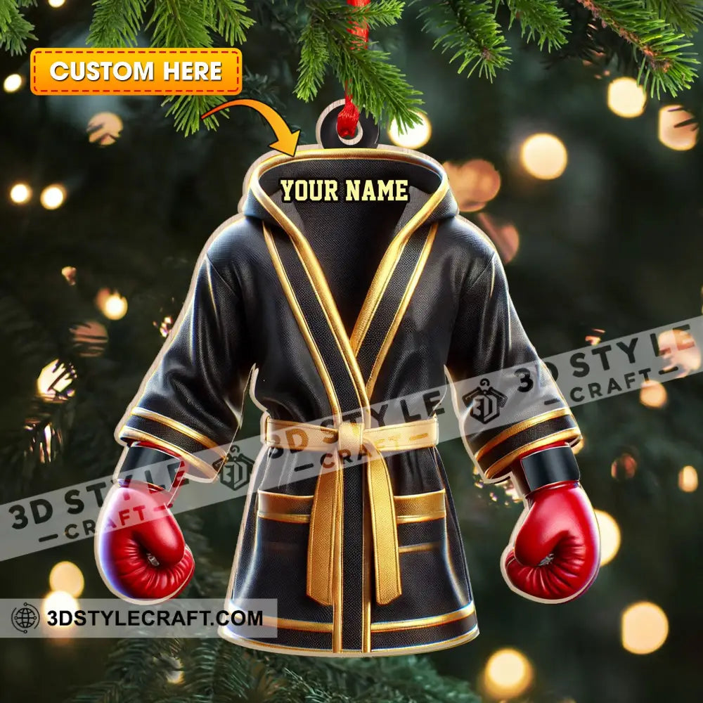 Custom Ornament Boxing Robe Christmas Decor 3.54’’ / 1