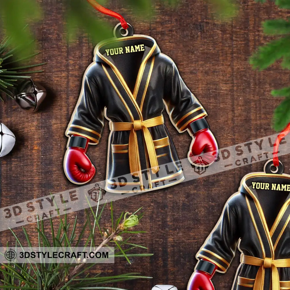 Custom Ornament Boxing Robe Christmas Decor