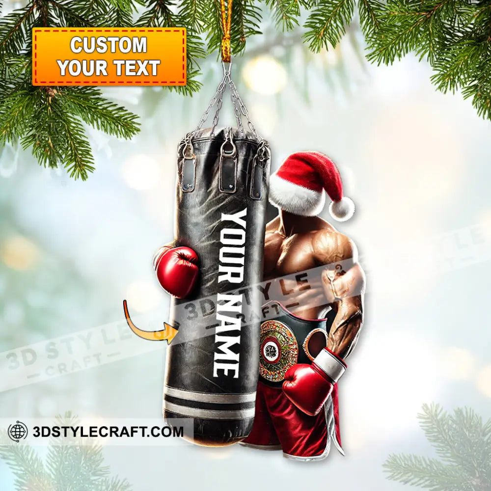 Custom Ornament Christmas Boxing Decor 3.54’’ / 1