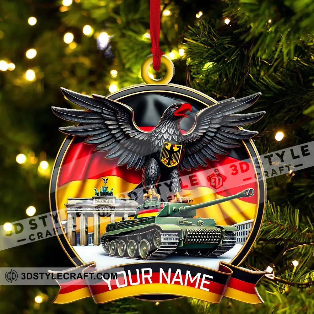 Custom Ornament Germany Logo Christmas Decor