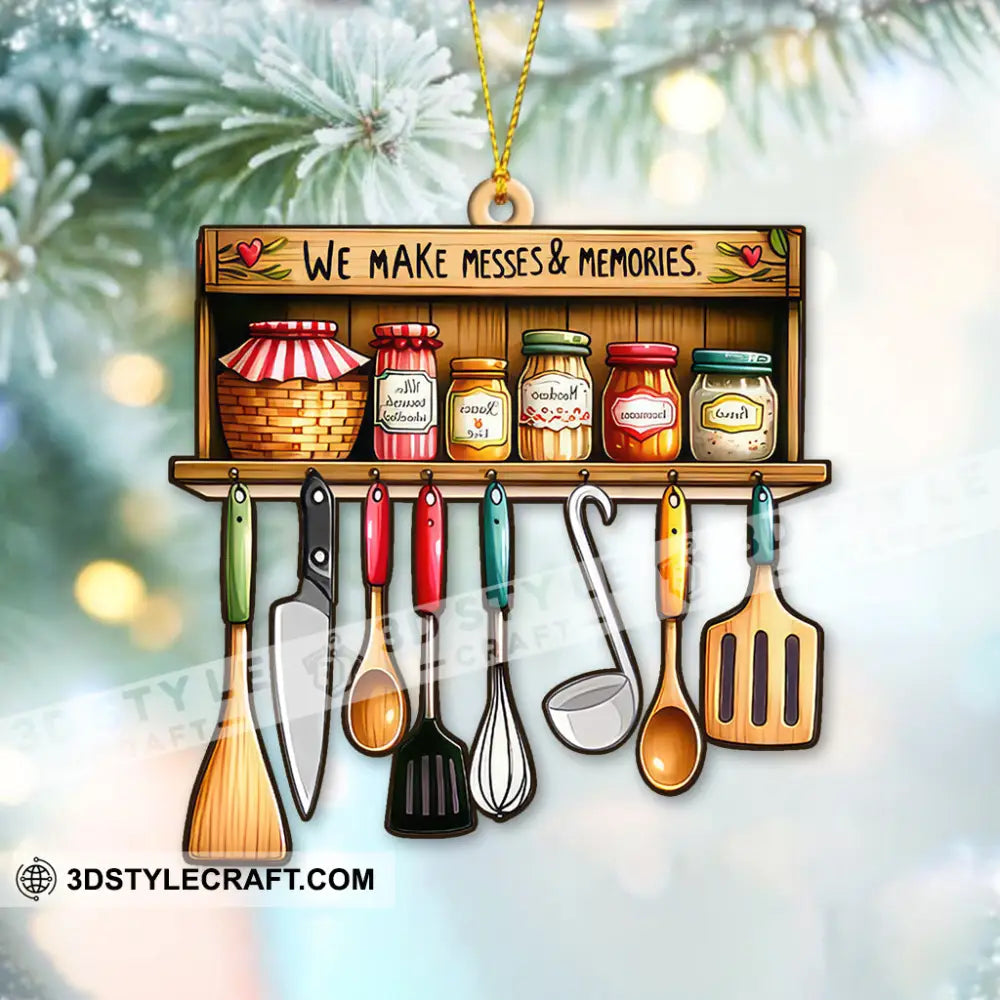 Custom Ornament Kitchen Vibe Christmas Decor