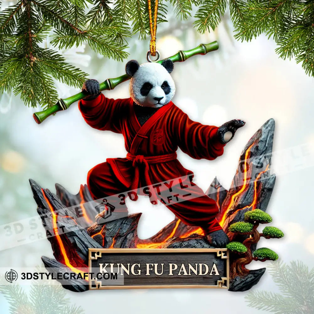 Custom Ornament Kung Fu Panda Christmas Decor