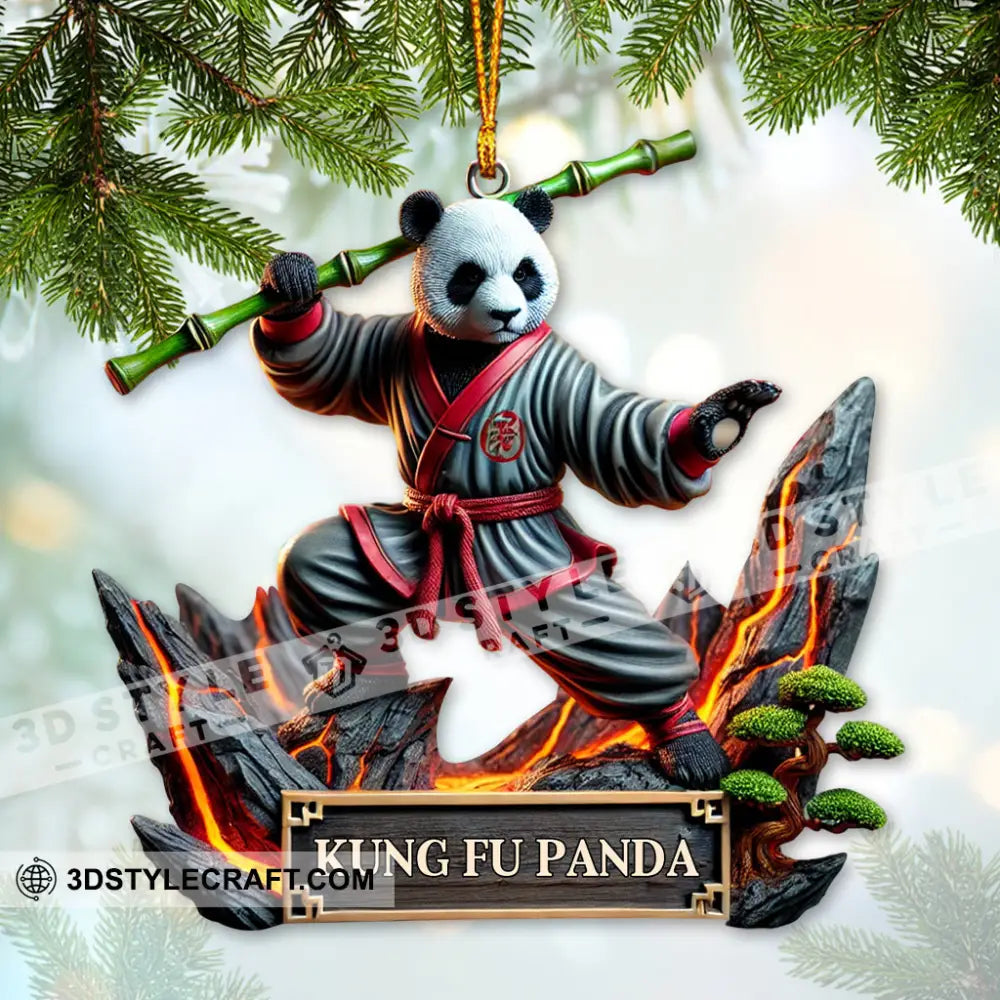 Custom Ornament Kung Fu Panda Christmas Decor