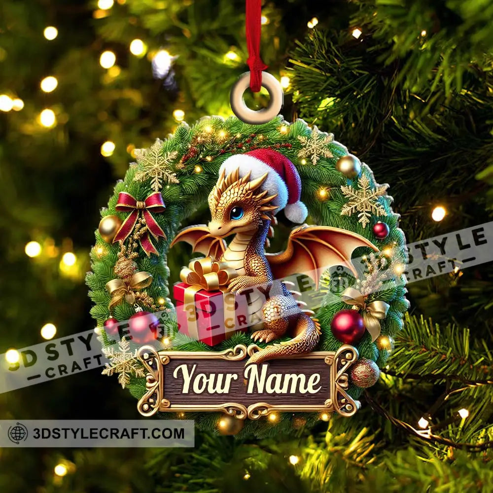 Custom Ornament Small Dragon Christmas Decor