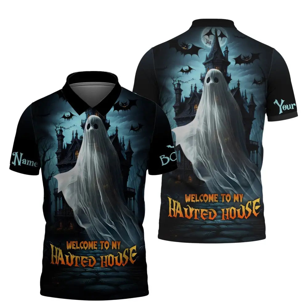 Custom Unisex Shirt Halloween T-Shirt Hoodie For Polo / S