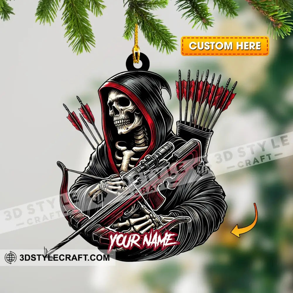 Death Archery Ornament Personalized