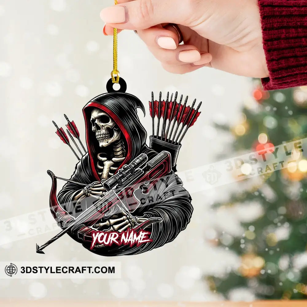 Death Archery Ornament Personalized