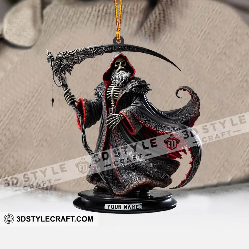 Death Christmas Home Decor Ornament Personalized