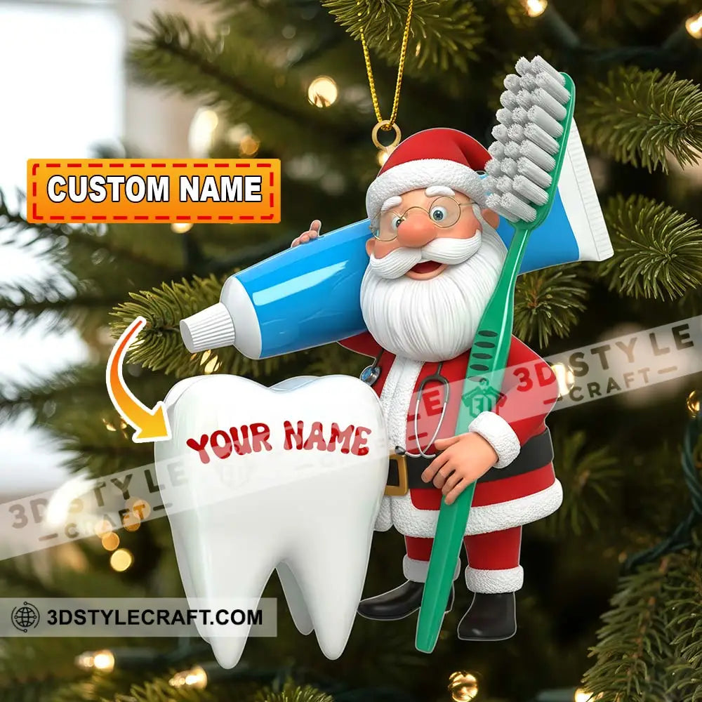 Dentist Home Decor Christmas Ornament Personalized Ornament Ornament
