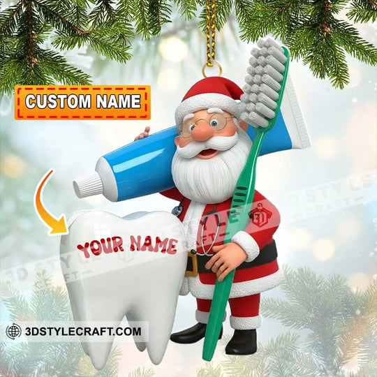 Dentist Home Decor, Christmas Ornament, Personalized Ornament style option 1