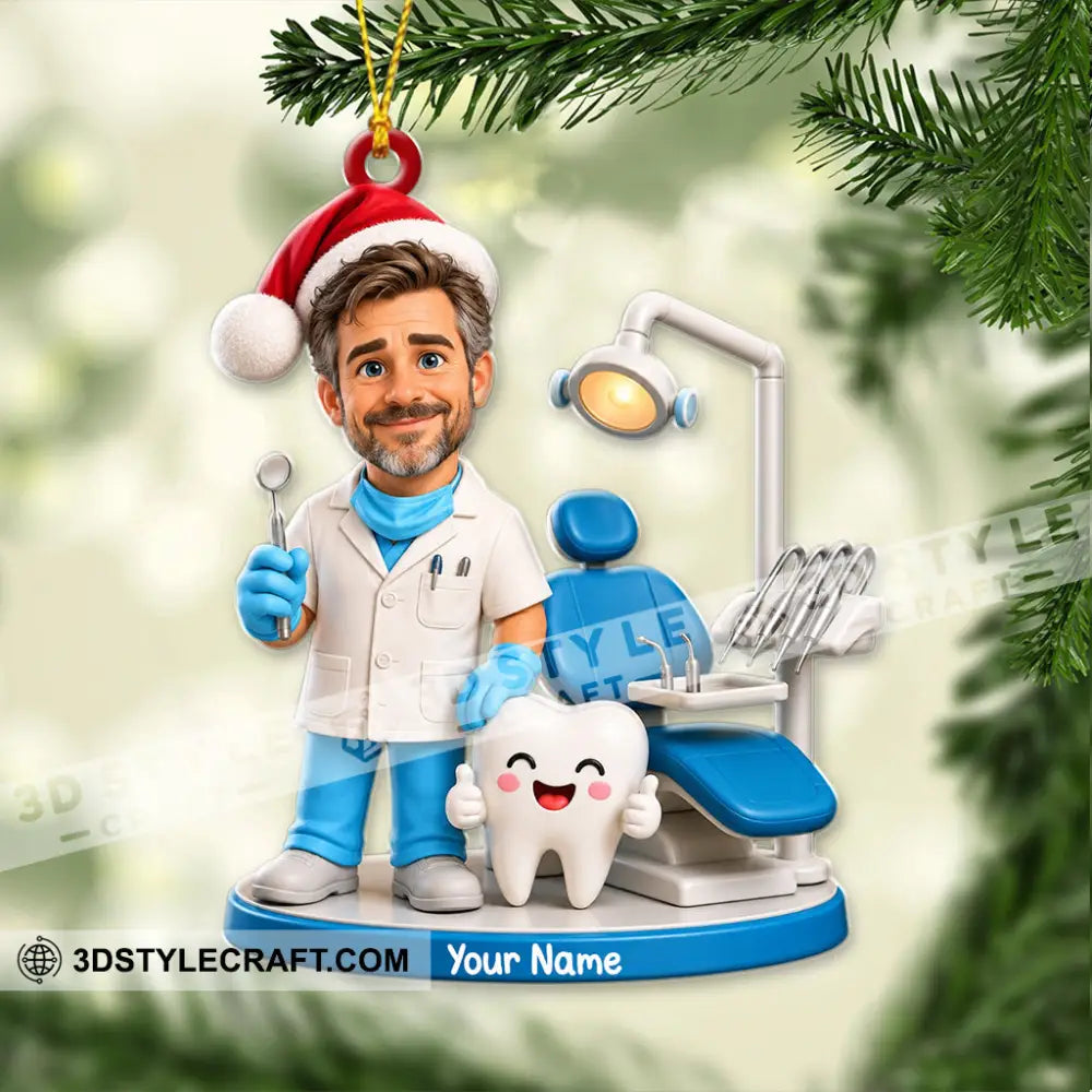 Dentist Home Decor Christmas Ornament Personalized Ornament - Ornament
