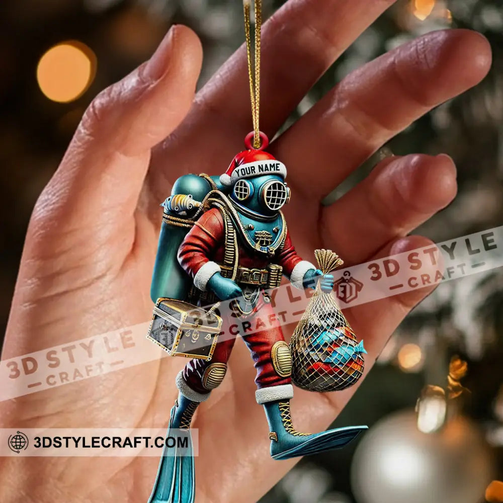 Diving Suit Home Decor Christmas Ornament Personalized
