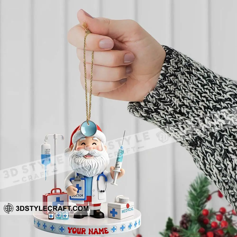 Doctor Home Decor Christmas Ornament Personalized Ornament Ornament