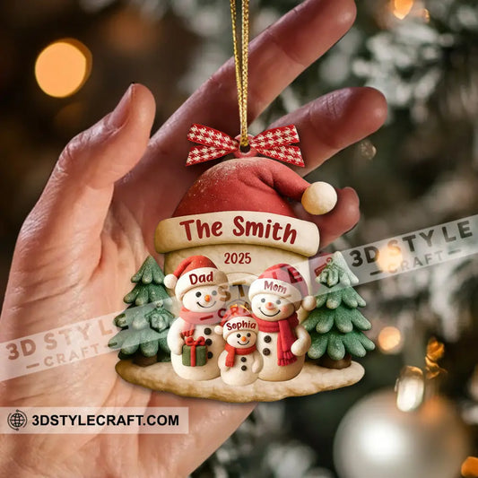 Family Christmas Home Decor Christmas Ornament Personalized Ornament Ornament