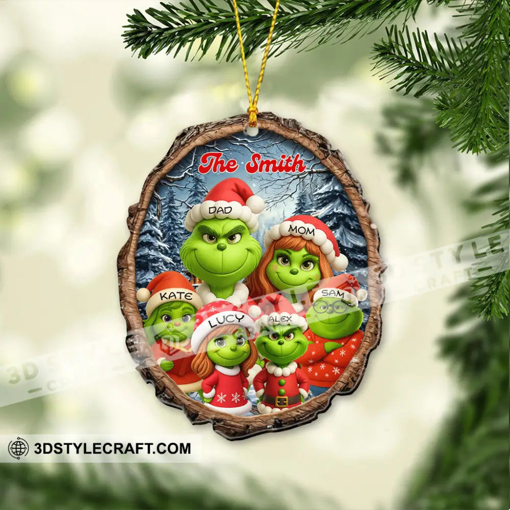 Family Christmas Home Decor Christmas Ornament Personalized Ornament Ornament