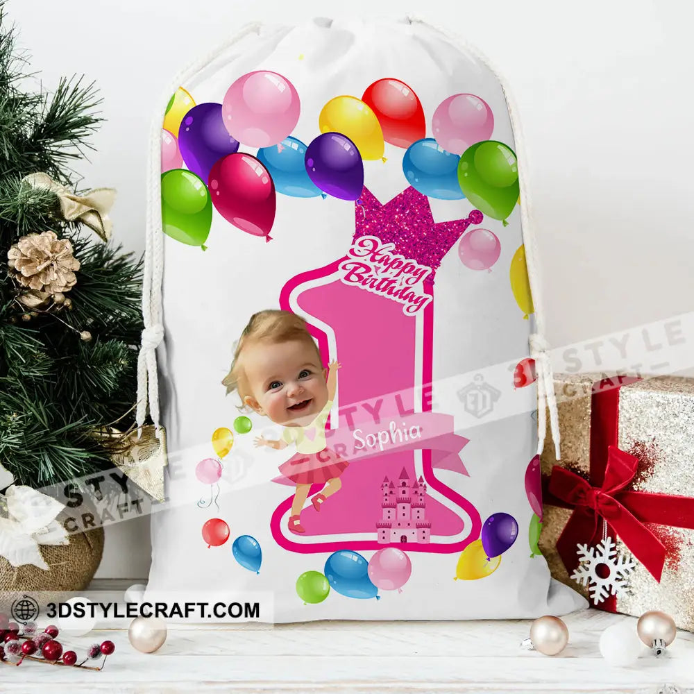 First Birthday Party Bag Personalized Christmas String