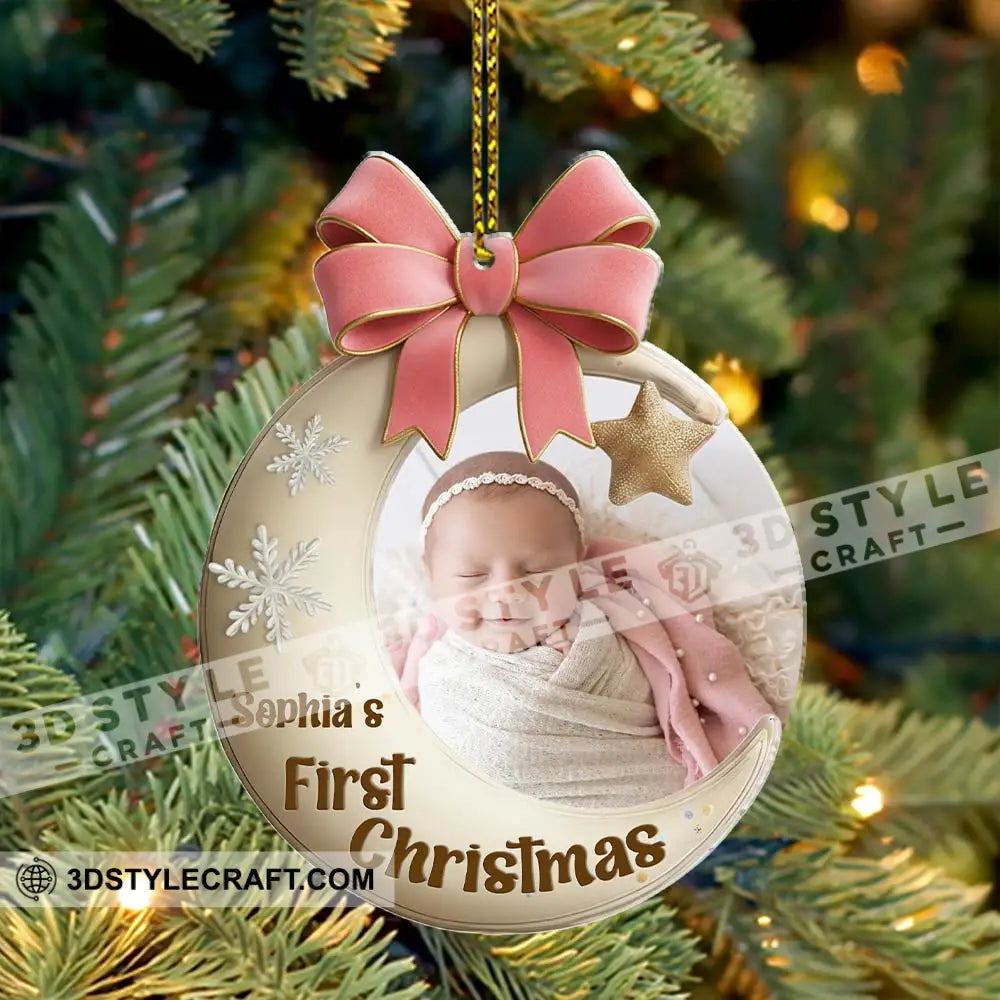 First Christmas Home Decor Christmas Ornament Personalized Ornament Ornament