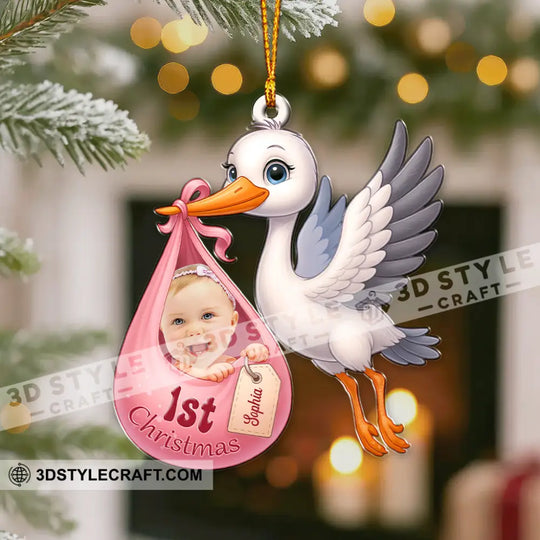 First Christmas Home Decor, Christmas Ornament, Personalized Ornament style option 3