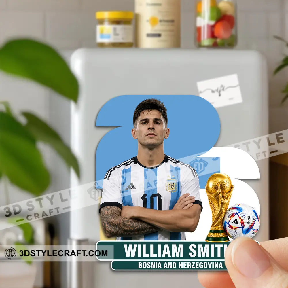 World Cup 2026 Fridge Magnet - Personalized Fridge Magnet - Fridge Magnet
