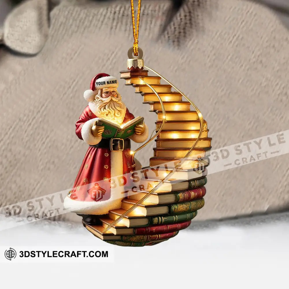 God Santa Christmas Ornament Personalized
