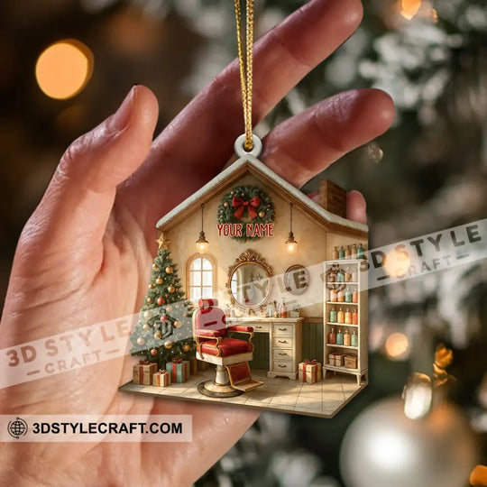 Hair Salon, Home Decor, Christmas Ornament, Personalized Ornament style option 2
