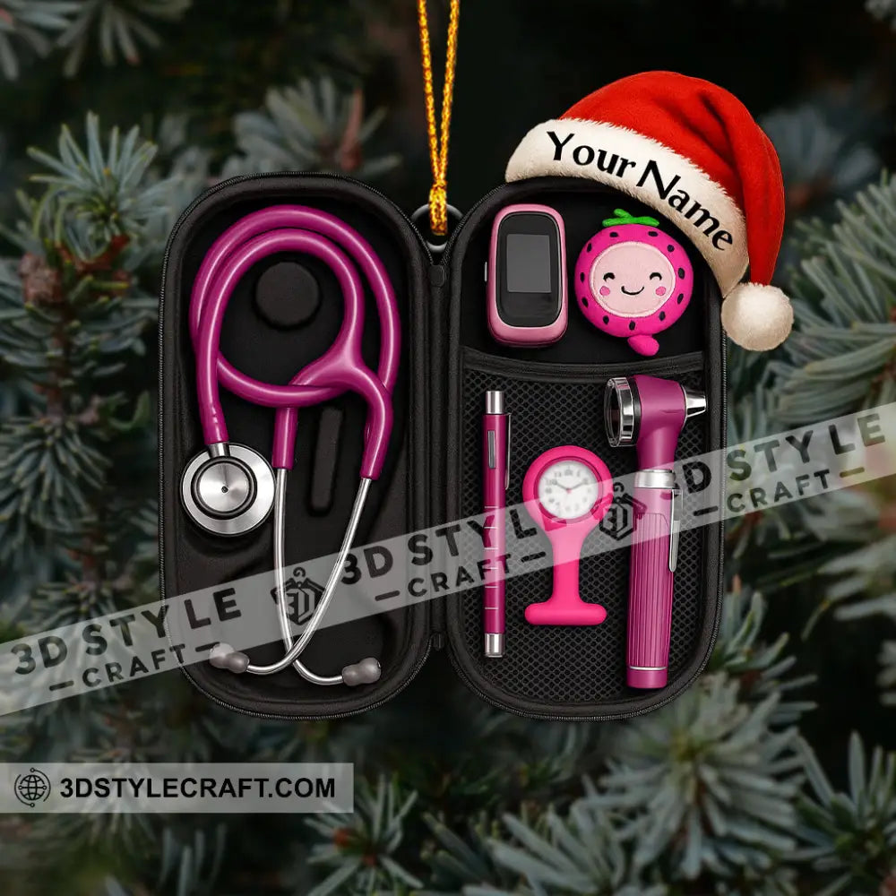 Healthcare Staff Home Decor Christmas Ornament Personalized Ornament Ornament