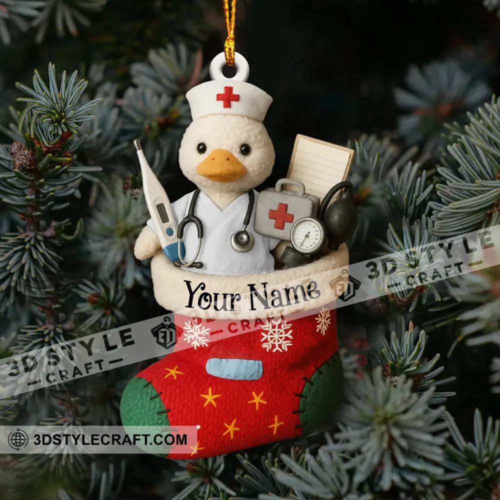 Healthcare Staff Home Decor Christmas Ornament Personalized Ornament Ornament