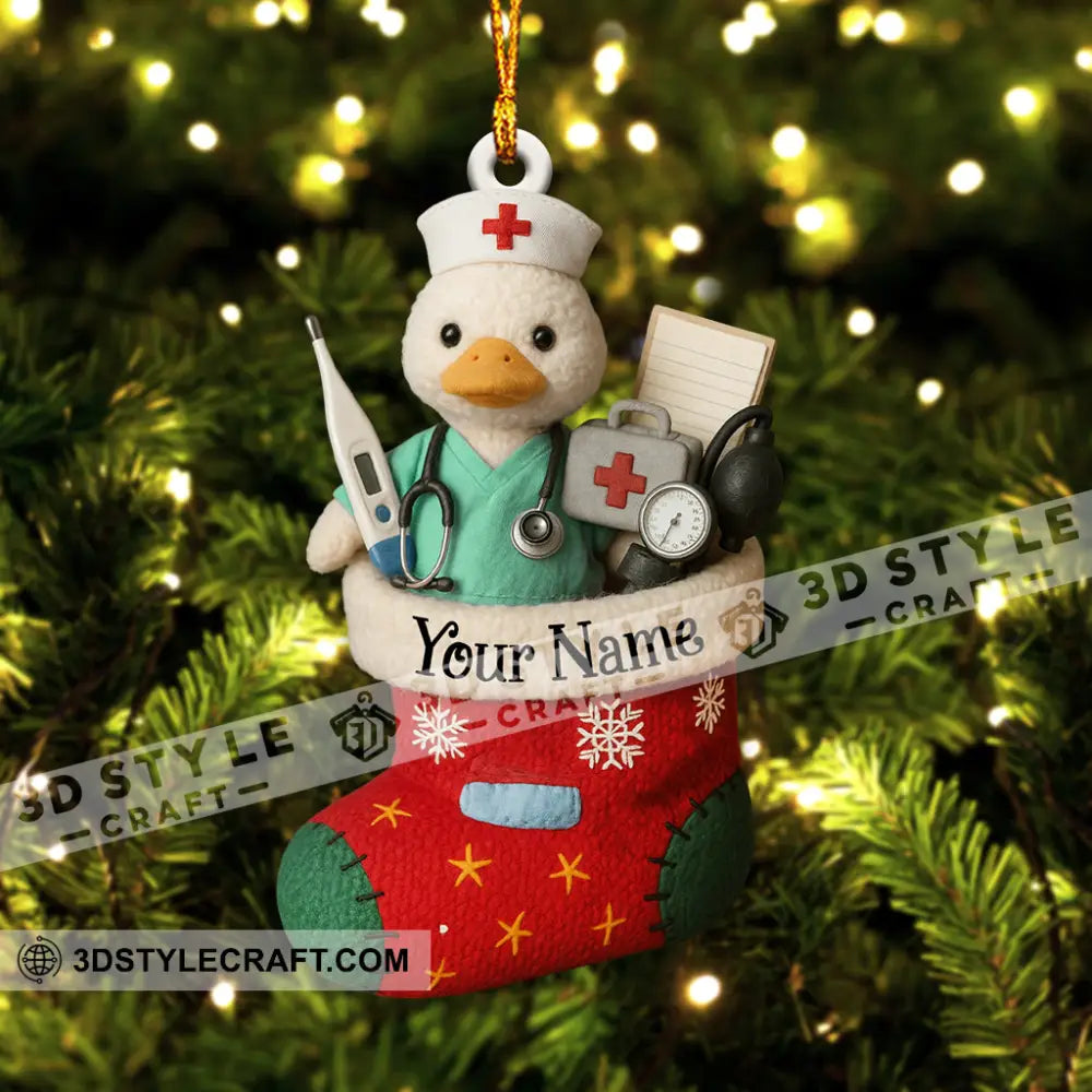 Healthcare Staff Home Decor Christmas Ornament Personalized Ornament Ornament