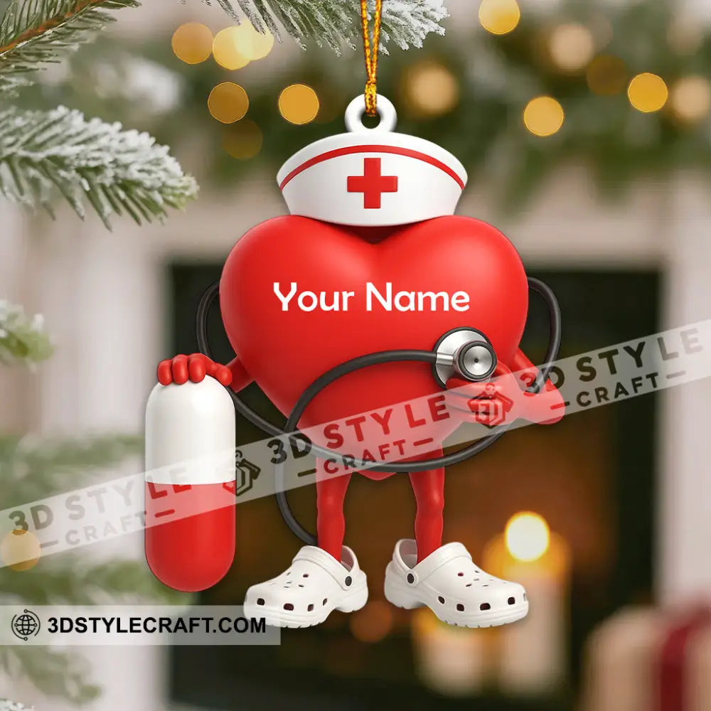Healthcare Staff Home Decor Christmas Ornament Personalized Ornament Ornament