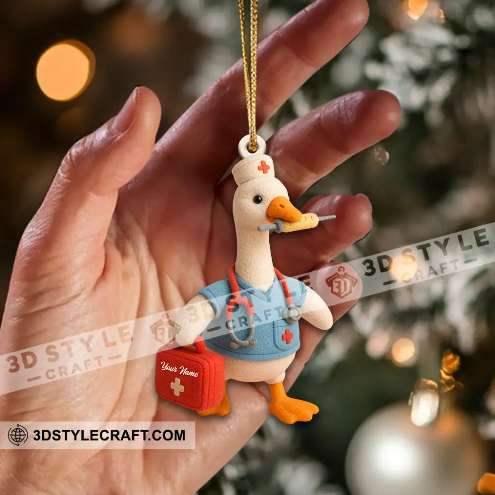 Healthcare Staff Home Decor Christmas Ornament Personalized Ornament Ornament