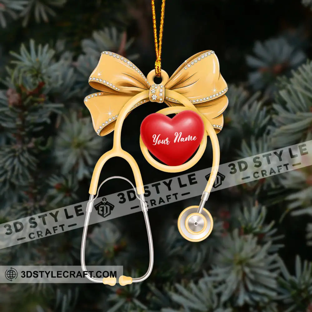 Healthcare Staff Home Decor Christmas Ornament Personalized Ornament Ornament