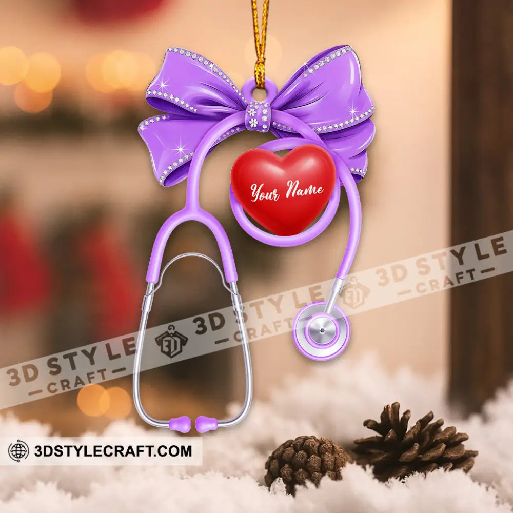 Healthcare Staff Home Decor Christmas Ornament Personalized Ornament Ornament