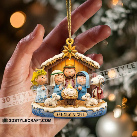 Holy Night Christmas Home Decor, Christmas Ornament style option 1