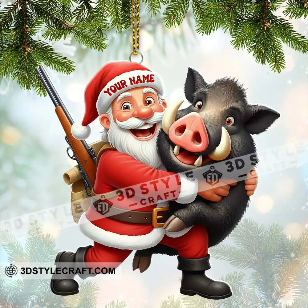 Hunter Home Decor Christmas Ornament Personalized Ornament Ornament