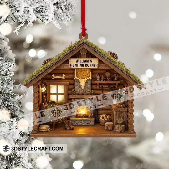 Hunting Corner, Home Decor, Christmas Ornament, Personalized Ornament style option 4