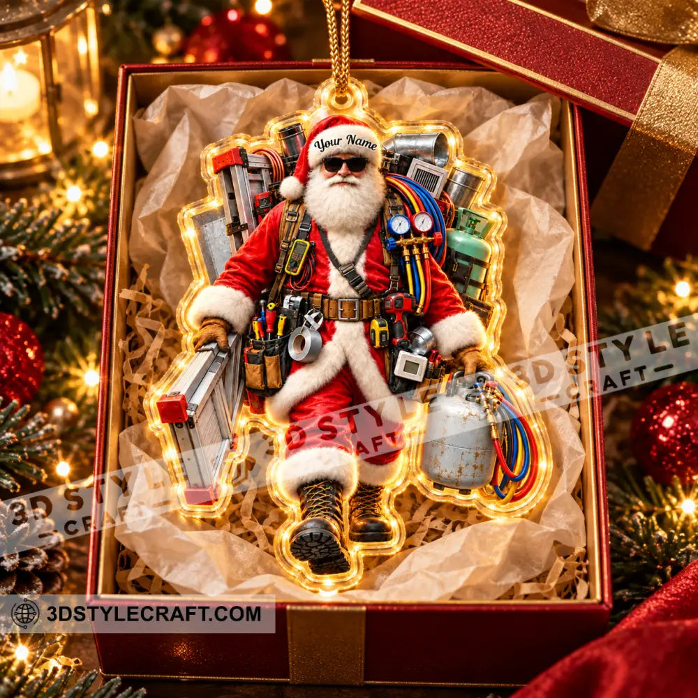 HVAC Tech Home Decor Christmas Ornament Personalized Ornament - Ornament