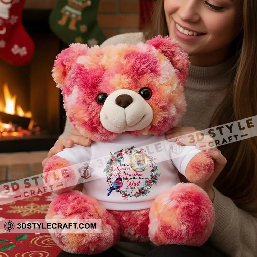 I Know Heaven Is A Beautiful Place Bear Personalized Teddy Bear Shirt Graduate Teddy Bear Shirt