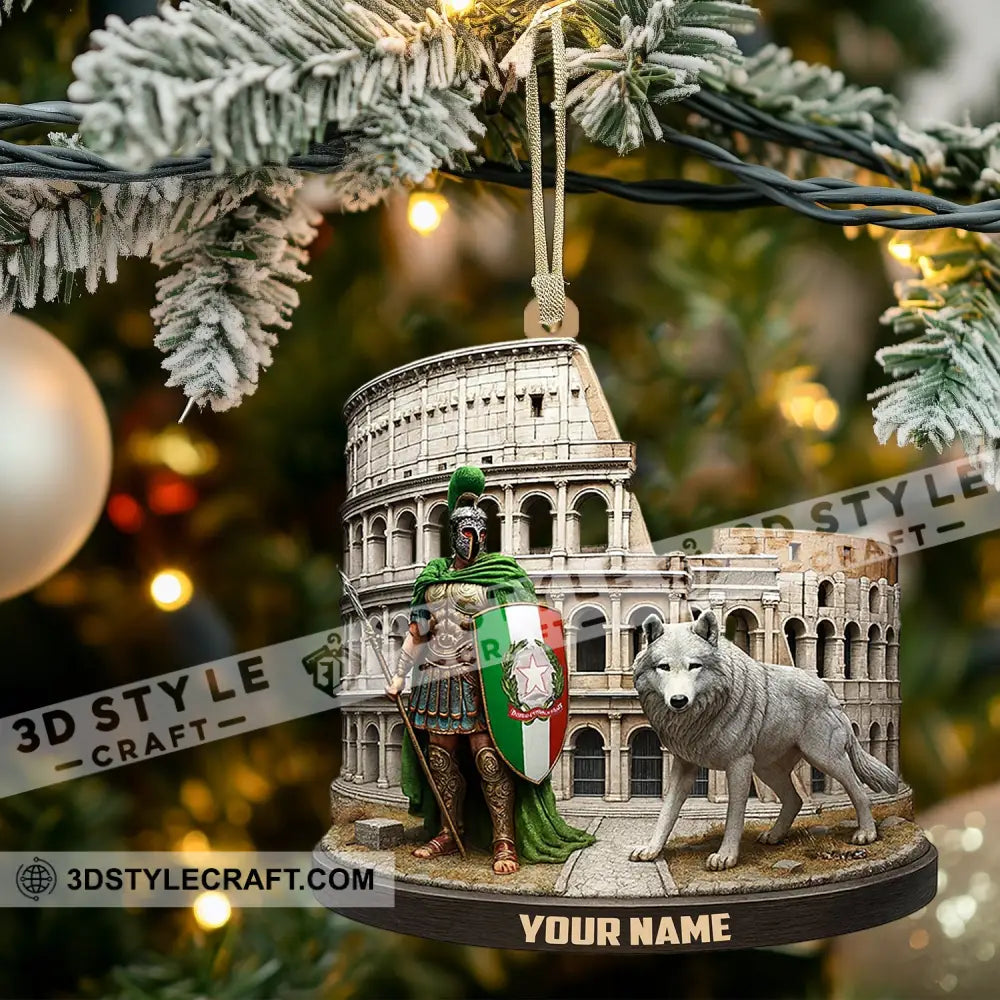 Italy Home Decor Christmas Ornament Personalized Ornament Ornament