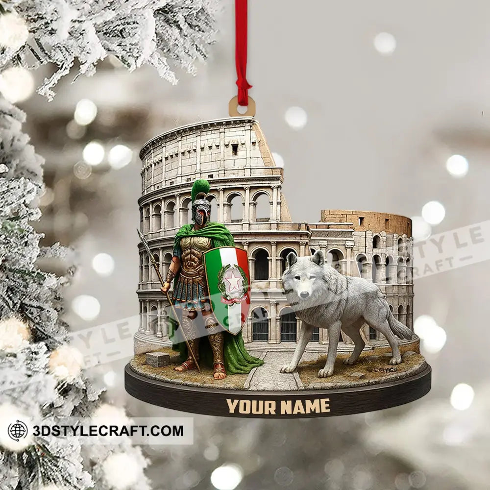 Italy Home Decor Christmas Ornament Personalized Ornament Ornament